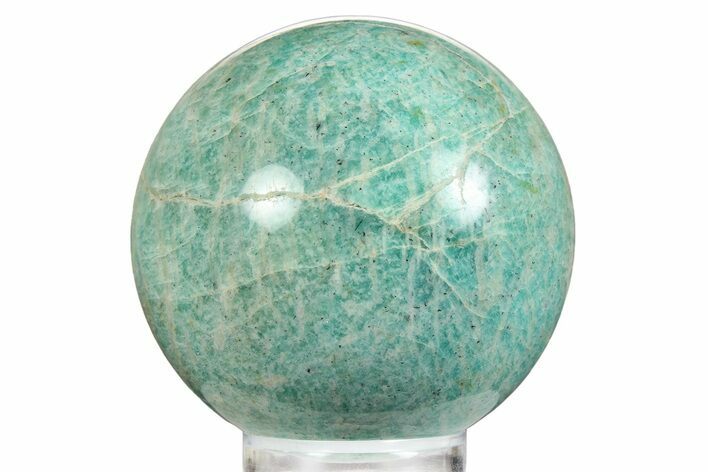 Chatoyant, Polished Amazonite Sphere - Madagascar #260928